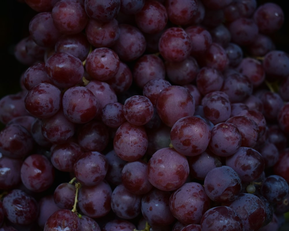 Bunch of fresh grapes